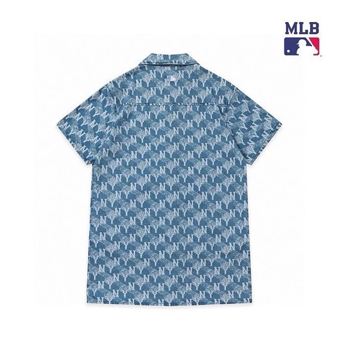 MLB T-shirt Top Version New Geometric Full Printed Denim Dress Skirt