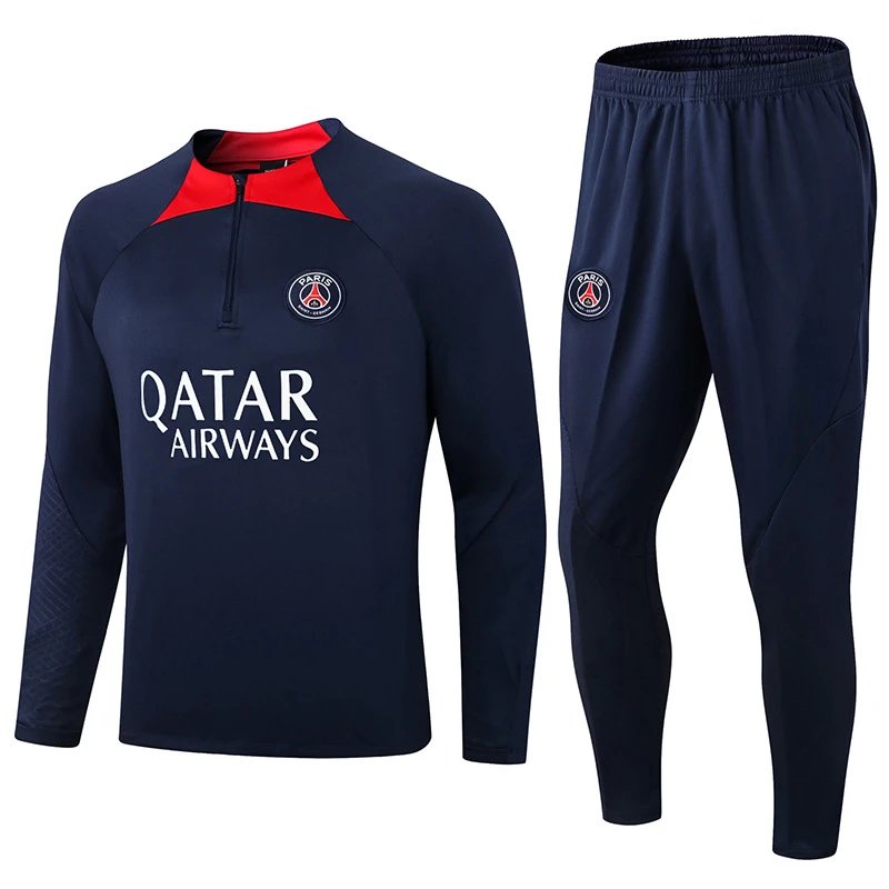 Jersey Chelsea International Mi Atletico Madrid Training Wear Soccer Uniform Long Sleeve Main Suit Half Zipper Jersey