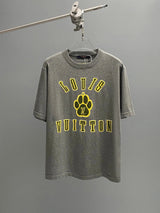 Louis Vuitton LV T-shirt Dog Series Preppy Style Knitted Sweater Crew Neck Short Sleeve25ss New Product T Unisex T-Shirt OS Drop Shoulder Loose Fit Base Shirt Top T-Shirt Short Sleeve