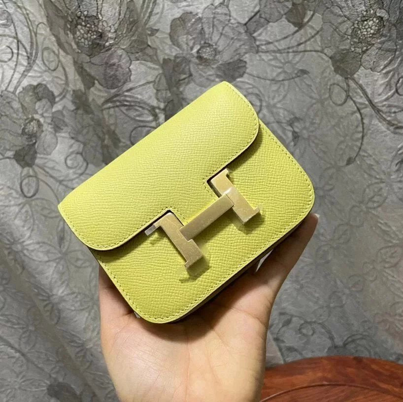 Hermes women's bag Top version Exclusive Gao Ding H Jiaaima Waist Bag Chest and Waist Bag Pig Nose Stewardess Bag ConstanceSlimmini Waist Bag Mini Kangkang Waist Bag Kangkang Wallet Women's Unisex