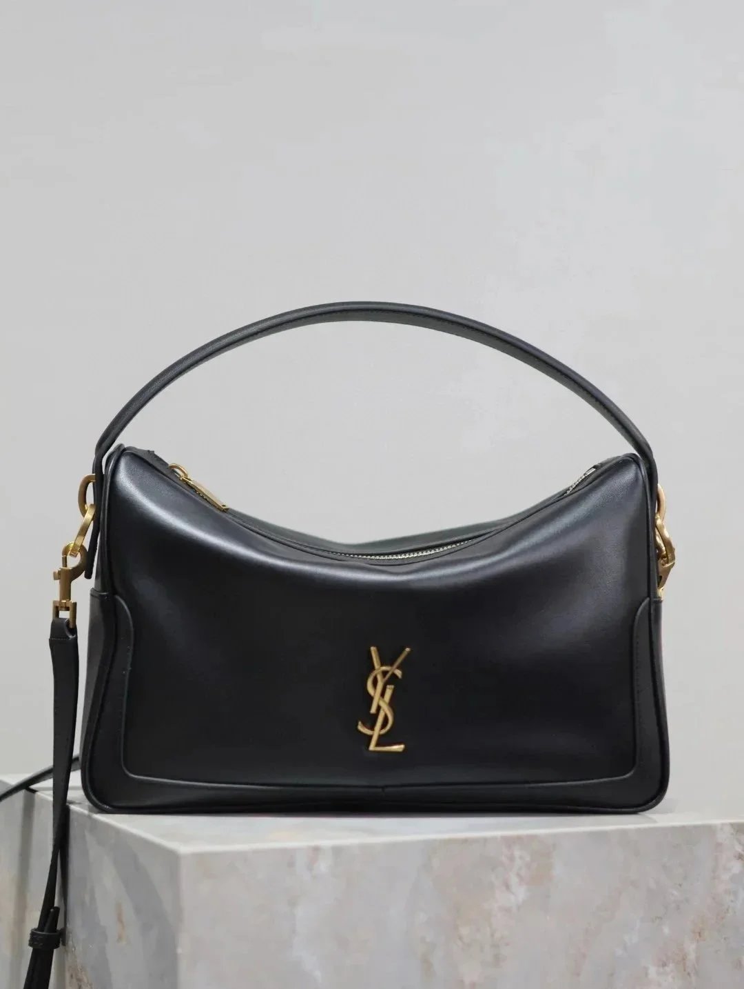 YSL Women's Bag Top version 【Original Leather High Version】New CameraSupplebag Lunch Box Bag Lunch Bag Large Capacity Commuter Shoulder Tote Bag New Handbag Messenger Bag Women's Bag753826