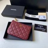 Chanel Wallet Top version 【Original Leather】Pendant Coin Purse Model Number A50168**Leather Hardware，Diamond Pattern.Original Order Quality Full Package！Size14*10*1.