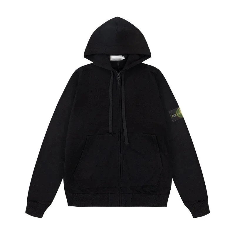 Stone Island Hoodie Trendy Fashion Joker Hooded Zipper Sweatshirt Coat0001