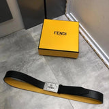 FENDI Belt Top version New belt3.0cm Men's Leather Belt First Layer Cowhide Women's Belt