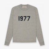 ESSENTIALS Hoodie Top Version1977Counter Same Style Pure Cotton Summer Men's and Women's Same Fashion Loose All-Matching2024New Long Sleeve T T-shirt