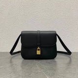 Celine women's bag Top version 【Original Leather】Tabou Handbag Autumn and Winter New Arc De Triomphe Women's Bag Crossbody Underarm Bag Messenger Bag Tabou Twist Lock Bag Chloe Paddington New Women's Bag196583