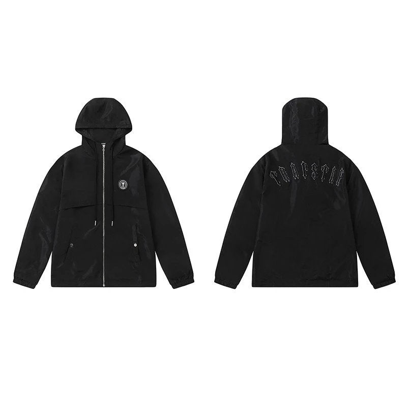Trapstar jackets Autumn and Winter American Letter Embroidered Windbreaker Shell Jacket Men and Women Casual Jacket Coat Tide
