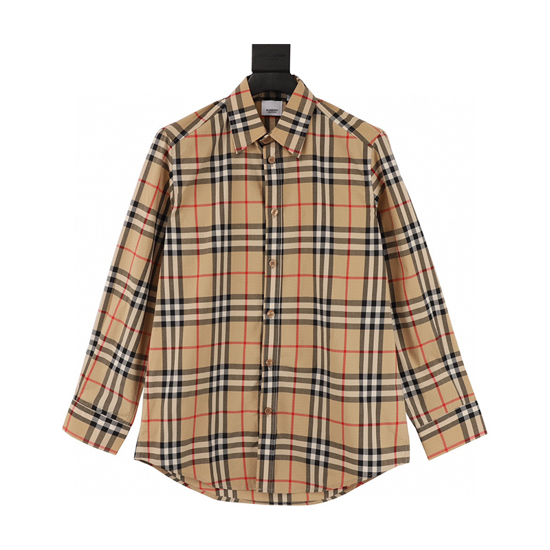 Burberry Shirt Classic Element Striped Long-Sleeved Shirt for Men and Women