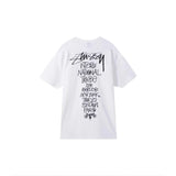 Stussy T-shirt Top Version Fashion Brand Plush Dice Summer Men's and Women's Same Style Short Sleeve T T-shirt