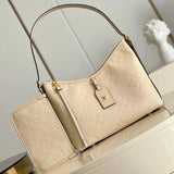 Louis Vuitton LV Women's Bag Top version 【Original Leather】2022Autumn and Winter New Full Leather Embossed Series Tote Bag CARRYALL Handbag Underarm Bag Shoulder Handbag Women's Bag Hand Bag Handbag Shoulder Bag Underarm Bag Women's Bag M46288M46289