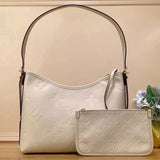 Louis Vuitton LV Women's Bag Top version Cream Blue Taro Purple Light Pink Tote Bag Handbag Underarm Bag Shoulder Handbag Women's Bag Medium Handbag Black Denim Denim Tote Bag