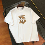 Burberry T-shirt 2025Spring and Summer New Embroidery logo round Neck Short Sleeve T Unisex T-Shirt