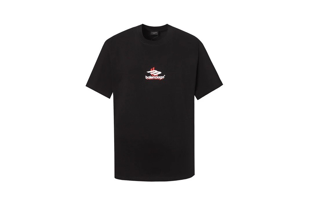 Balenciaga T-shirt Ghost logo Letter Crew Neck Short Sleeve Pure Cotton T Unisex T-Shirt OS Loose Fit Base Shirt Summer New Casual Simple T-Shirt