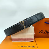 Louis Vuitton LV Belt Belt Men's Graffiti Casual All-Matching Men's Smart Guy Belt Trendy Brand Pant Belt Young Student Pants Belt