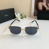 Dior Sunglasses Letter Logo Temple Sunglasses Slimming Non-Prescription Unisex Couple Style UV Protection Driving Beach Fishing25ss New Sports Casual Versatile