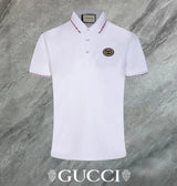 Gucci T-shirt Double-breasted G Letters logo Embroidery POLO Shirt Lapel Short Sleeve25ss New Unisex Summer Short Sleeve OS Loose T Business Half Sleeve Shirt Plus Size T-Shirt