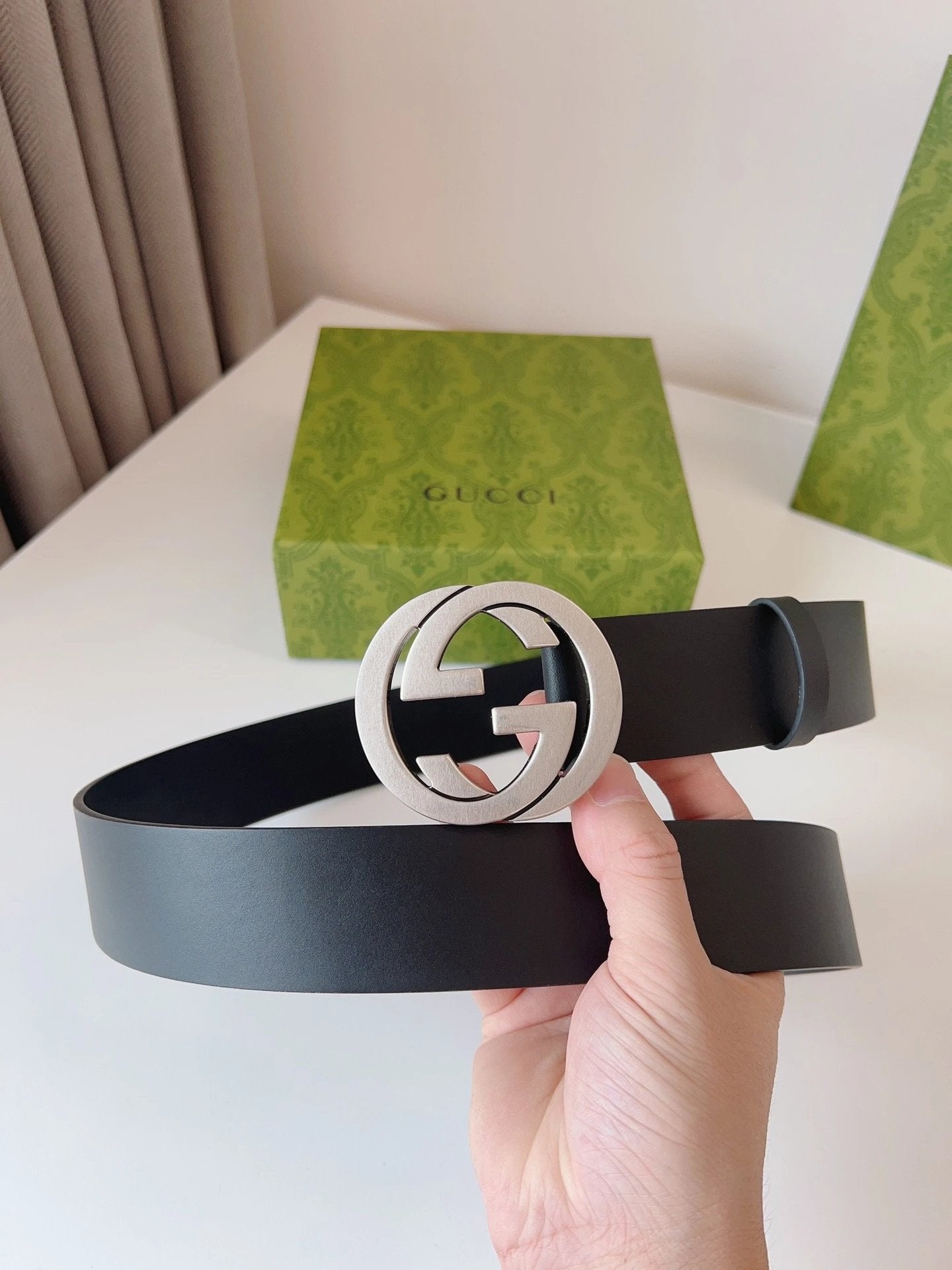 Gucci Belt Top version 4.0cm Men's and Women's Classic Belt Casual Fashion Belt Imported from Italy Cowhide Leather Pairs g Belt Ancient Home g Jiaguqi Guqi Pant Belt Man's Belt Pants Belt Men's Leather Belt Buckle Light Luxury Business Youth Leisure Birt