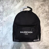Balenciaga Bag Top version 【Treasure of Town Store】Canvas Backpack Large and Small Sizes Black and White Men's and Women's Same Couple's Backpack Schoolbag