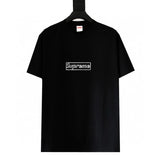 Supreme T-shirt Top Version Cashew Short Sleeve T T-shirt Men's Summer Trendy Women's New Loose Half-Sleeve Top Cotton Official Website Flagship