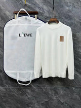LOEWE Sweater Classic Logo Logo Half Turtleneck Sweater Unisex Inner and Outer Wear