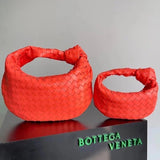 Bottega Veneta Women's Bag Top version 【Super Edition Counter Synchronization】23Early Spring New MINIJODIE Knotted Bag hobo Bag Genuine Leather Hand-Woven Bag Clutch Shoulder Bag Crossbody Bag Dinner Bag Jodie Tote Underarm Bag hobo Women's Bag Jodie Dump