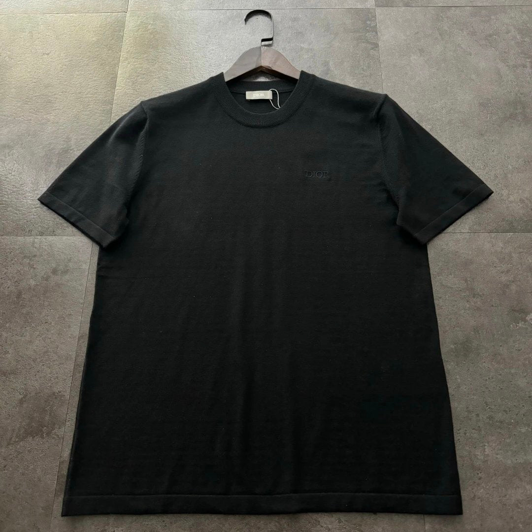 Dior T-shirt Classic Letter Embroidery on the Chest logo round Neck Short Sleeve25ss New pure cotton T Unisex T-Shirt OS Loose Fit Base Shirt Top Half Sleeve T-Shirt