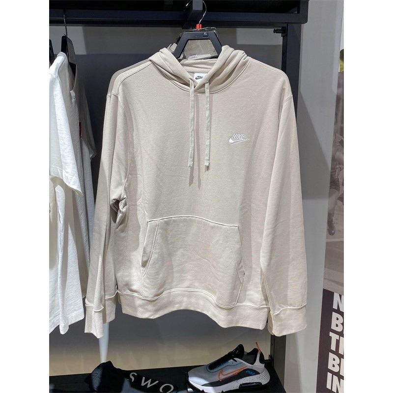 Nike Men's Spring and Autumn Embroidered Small Icon Knitted Pullover Loose Sports and Leisure Hooded Sweater CZ7858