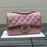 Chanel Women's Bag Top version 【Surrogate Shopping Version Genuine Goods Leather】l Classic CF Large Package mini20cm1116CF Fang Fat Flap Bag Original Sheepskin Women's Bag Chain Bag Crossbody Bag Caviar Cowhide CF20cm