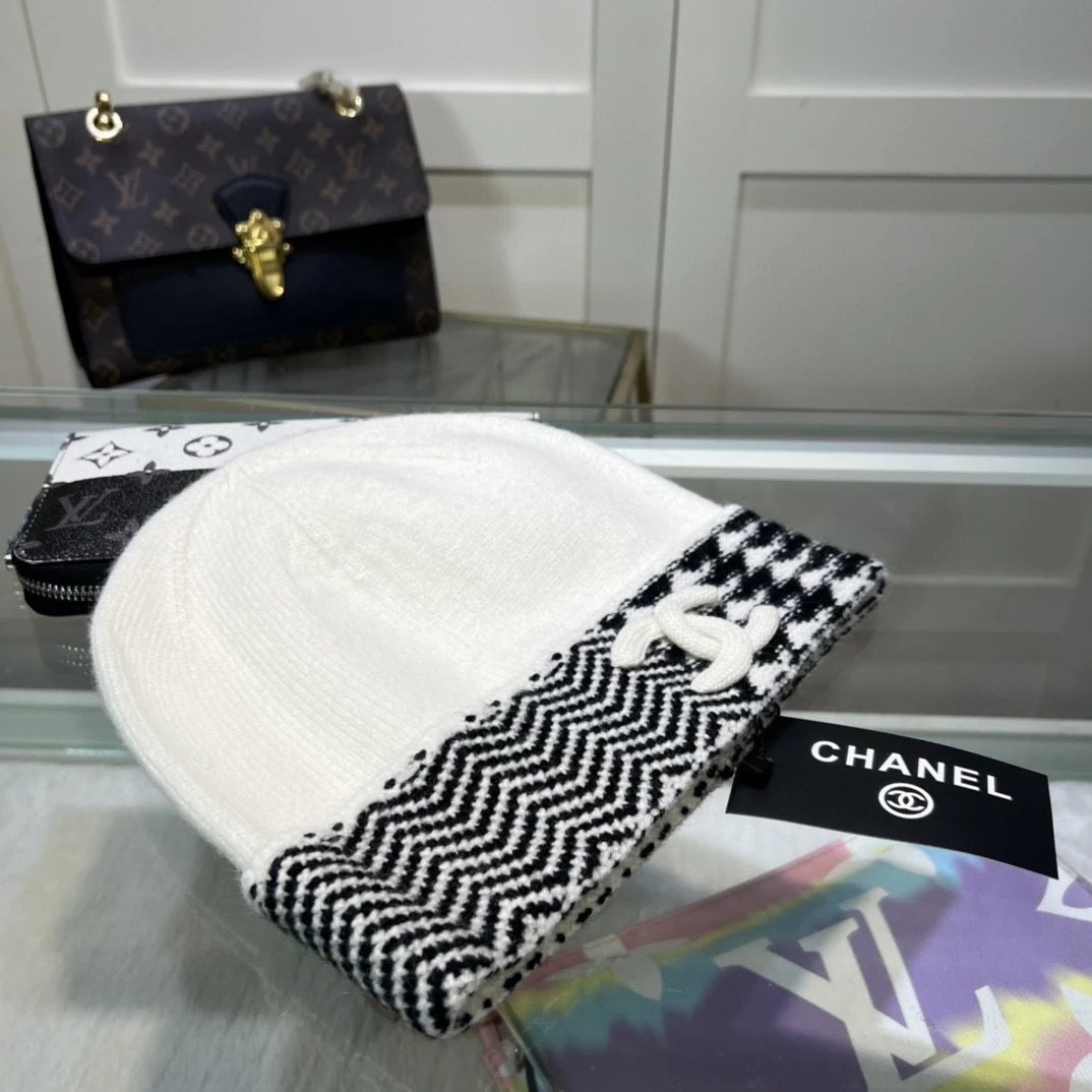 Chanel Hat Casual Knitted Woolen Cap High Quality Fashion Fashion Brand