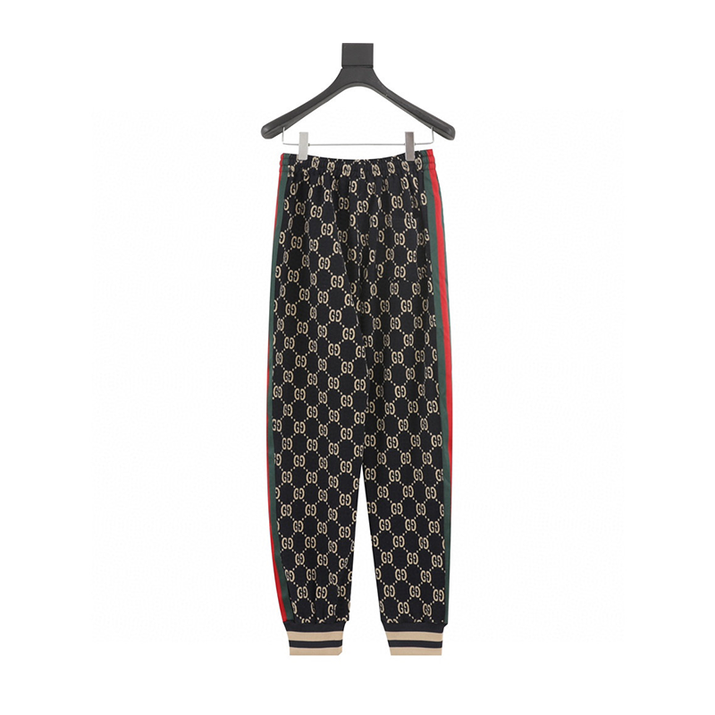 Gucci Sweatpants New Jacquard Full Printing LOGO Trousers for Men and Women