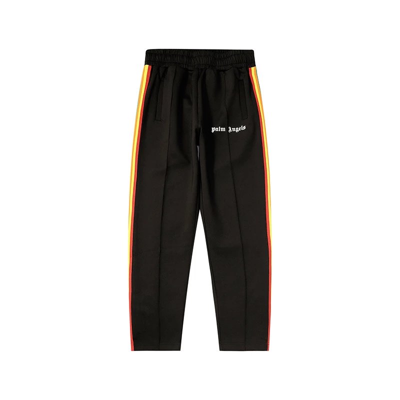 Palm Angels Sweatpants Top Version Side Rainbow Striped Loose Casual Sports Pants Trousers Pants