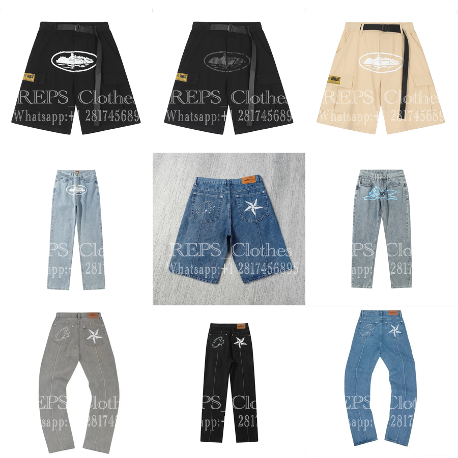 Corteiz Jeans/Overalls Jeans Suit  Long Pants Overalls