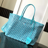 Goyard Bag Top version 【Premium Original Leather】2024Annual Limited Edition Spearmint Anjou Mini Tote Bag Saint Small Size Shopping Bag Large Shopping Bag Tote Bag Tote Bag Son Mother Tote New Tote Bag Beach Bag Women's Bag