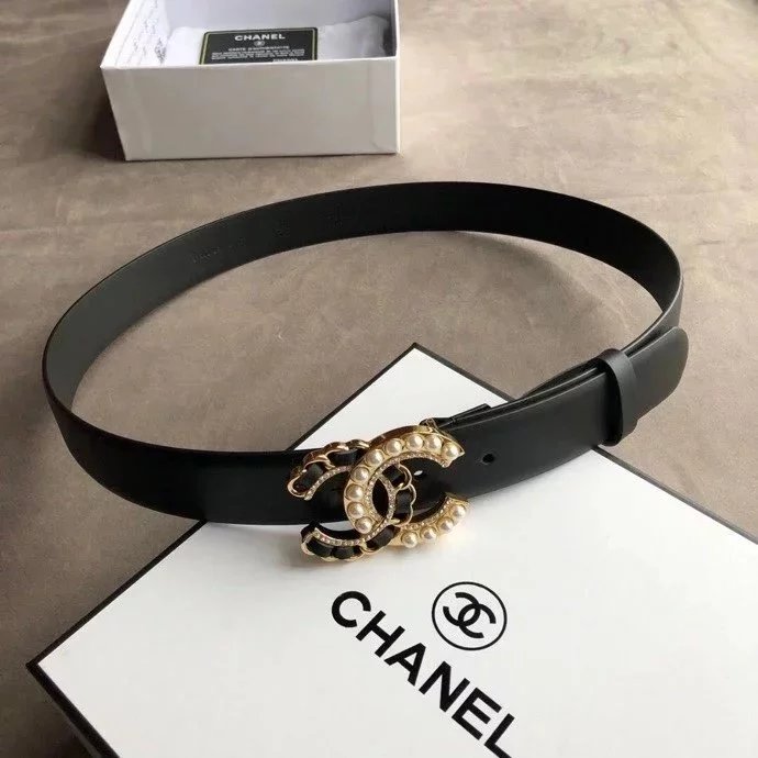 Chanel Belt Top version 3.0Wide Belt Xiaoxianger Belt Pure Original Leather Italian Imported Cowhide Double-Sided Top Layer Leather Belt Fashion Casual Xiaoxiangjia Women's Belt