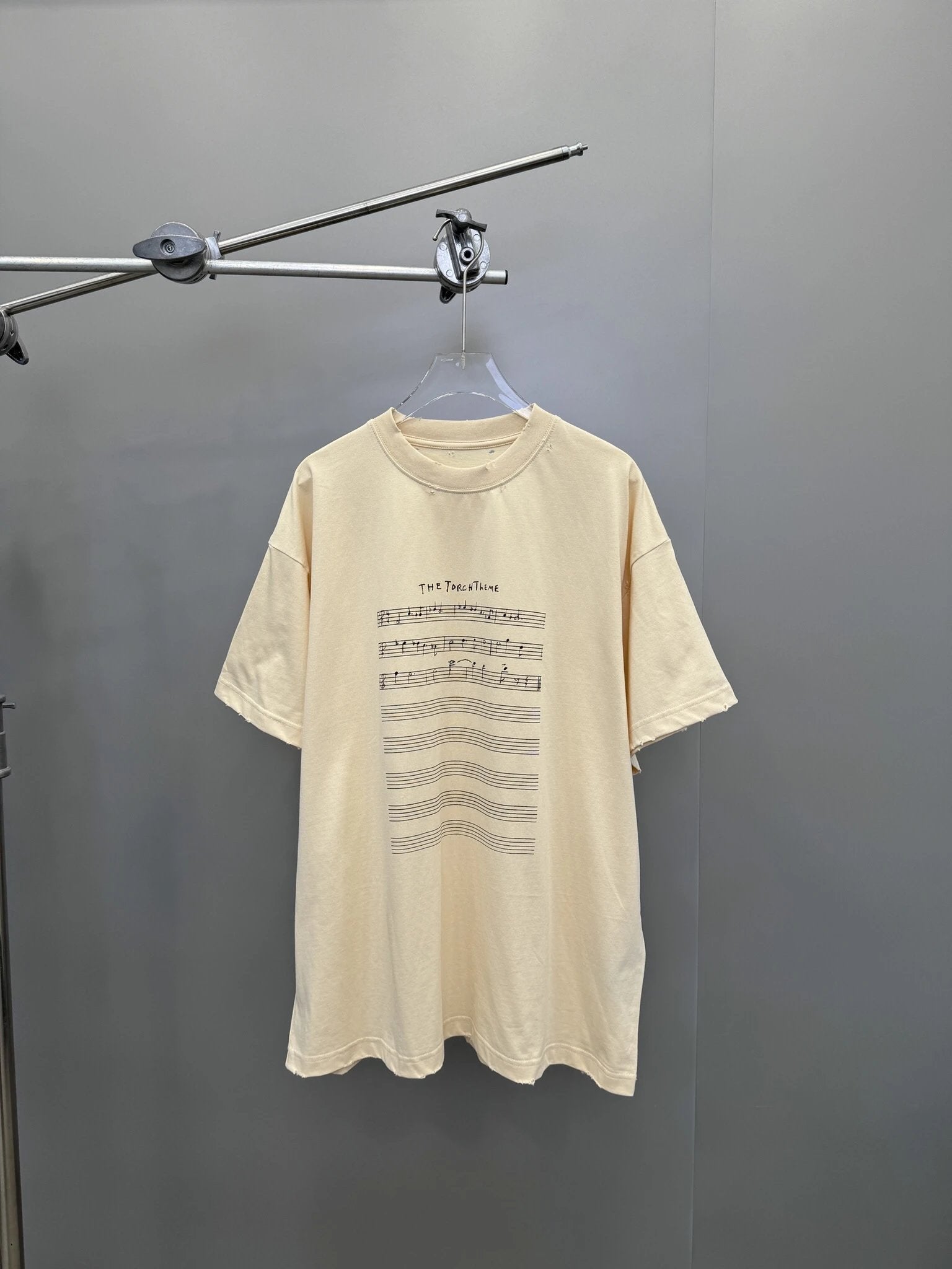 Balenciaga T-shirt 25ss New Pure Cotton Unisex Style T T-shirt OS Loose Fit Base Shirt Top Half Sleeve T-Shirt