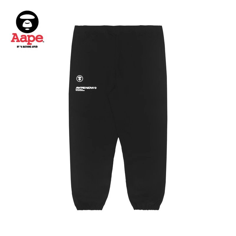 Bape Sweatpants Top Version Men's Letter Printing Face Small Icon Ankle-Tied Trendy Casual Pants