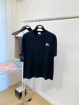 Burberry T-shirt Chest Knight Print logo round Neck Short Sleeve25ss New Pure Cotton Unisex Style T T-shirt OS Loose Fit Base Shirt Half Sleeve T-Shirt Top Half Sleeve