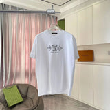 Louis Vuitton LV T-shirt Unique Lettering on the Chest logo Printed Crew Neck Short Sleeve Pure Cotton T T-shirt ins Unisex Simple Summer New Casual Base Shirt T-Shirt