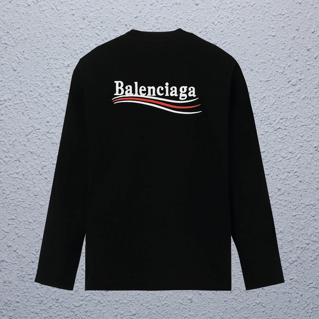 Balenciaga Hoodie XGTA Wave Classic Long Sleeve Unisex Base Shirt Sweatshirt Jacket