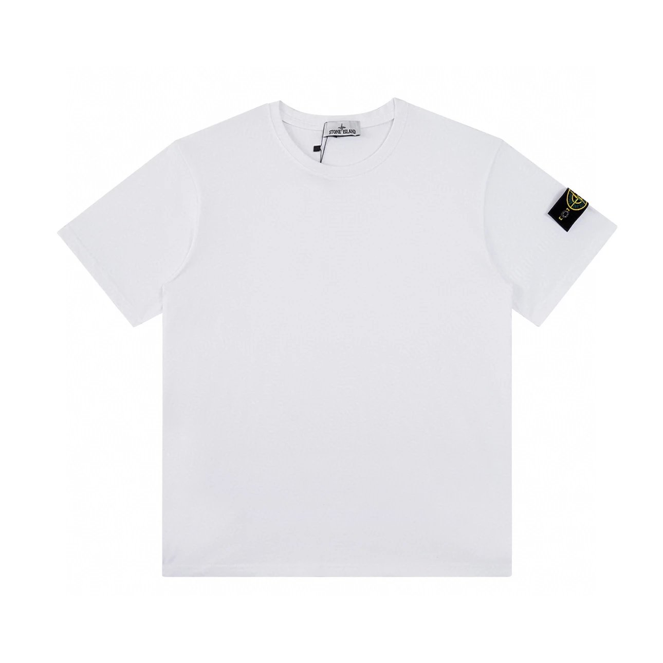 Stone Island T-shirt Top Version Short Sleeve T T-shirt Arm Embroidery Men's Loose Trendy Spring New Bottoming Shirt Fashion Brand