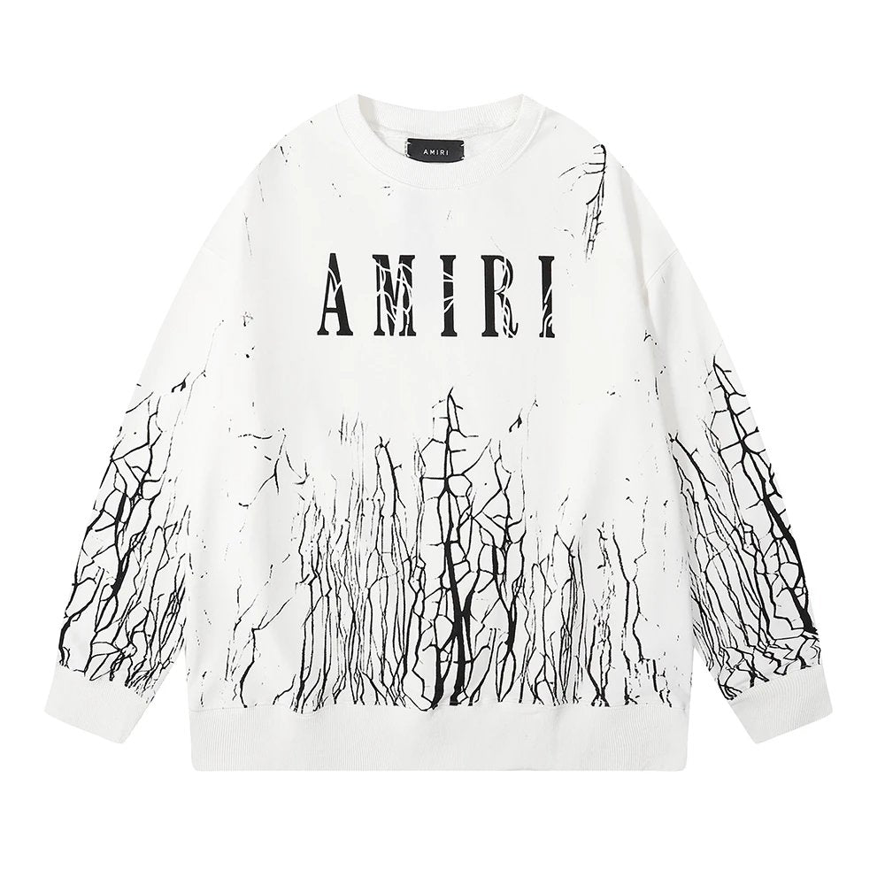 Amiri Hoodie High Street Fashionable Fashion Sweater-SX007