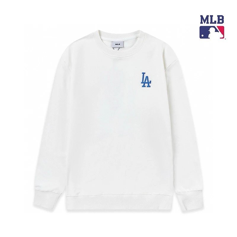 MLB Hoodie Top Version Counter Same Style Crew Neck Pullover Sweatshirt Pullover Men and Women Same Style Autumn and Winter Leisure