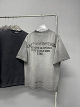 Chrome Hearts T-shirt Heavy Craft Distressed Foam Print logo round Neck Short Sleeve25ss New pure cotton T Unisex T-Shirt OS Loose Fit Base Shirt Top Half Sleeve T-Shirt