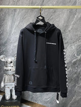 Chrome Hearts Hoodie Cross Hooded Sweater Loose Men's and Women's Zipper Hoodie