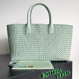 Bottega Veneta Women's Bag Top version 【Surrogate Shopping Edition】New Arrival MiniCabat Limited Mini Basket Tote Cabat Woven Bag Portable Shopping Basket Bag Woven Vegetable Basket New Woven Shopping Basket Bag Treasure Dish Jia Woven Oversized Shopping