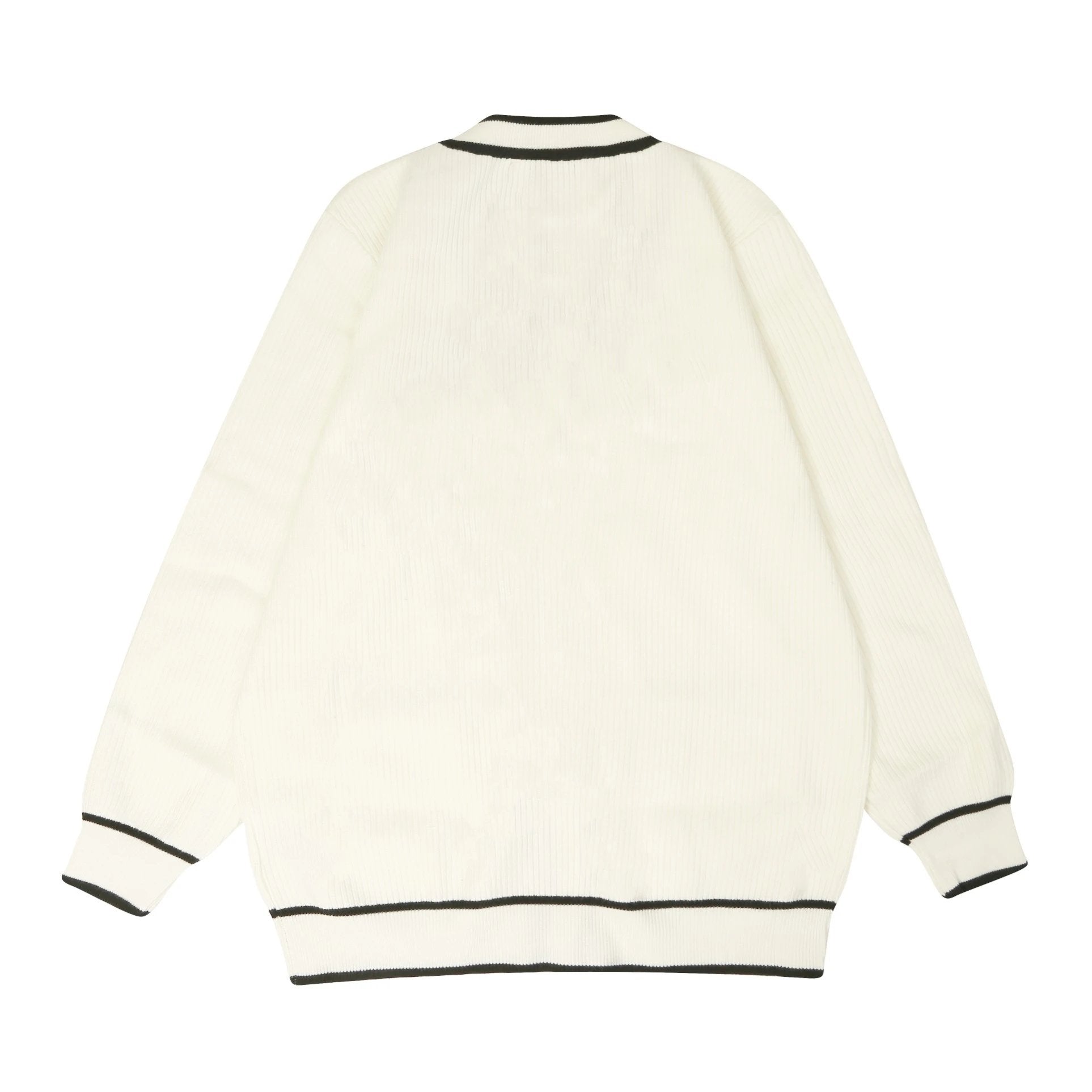 Gucci Sweater Color-Block Casual Single-Breasted Knit Cardigan Jacket Unisex Long Sleeve Soft Lazy Style OS Loose Fit Versatile Casual Thickened Inner and Outer Wear