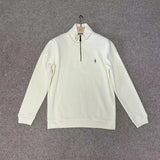 Ralph Lauren Hoodie Embroidered Half Zipper Sweater Long Sleeve Sweater