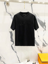 Amiri T-shirt Front Chest Letter Print logo round Neck Short Sleeve25ss New Pure Cotton Unisex Style T T-shirt OS Loose Fit Base Shirt Top Half Sleeve T-Shirt