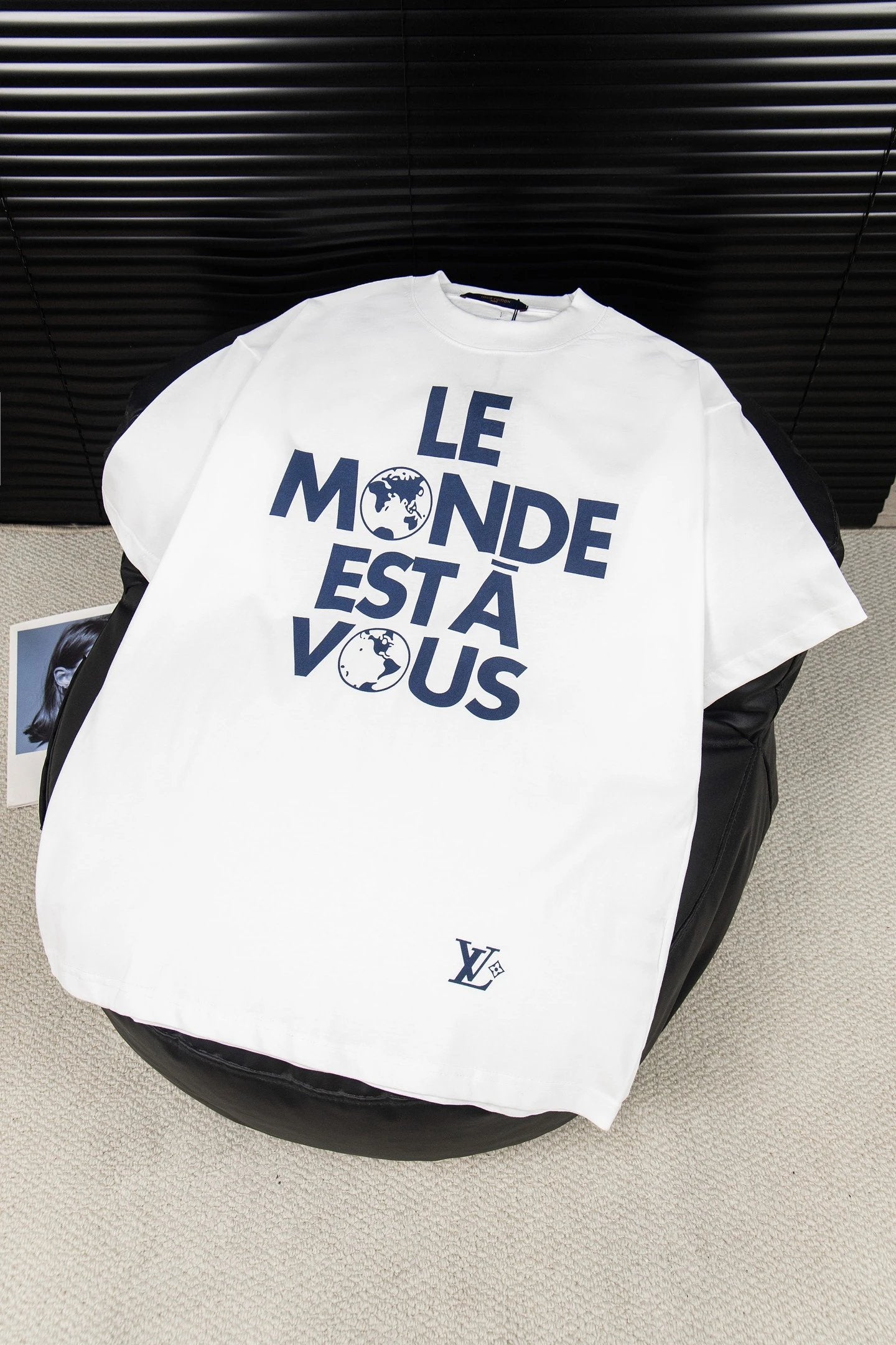 Louis Vuitton LV T-shirt Chest Letter Print logo round Neck Short Sleeve25ss New Pure Cotton Unisex Style T T-shirt OS Loose Fit Base Shirt Top Half Sleeve T-Shirt