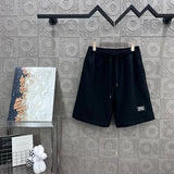 Burberry Shorts Brand Logo logo Five-point Shorts25ss New Drawstring Casual Summer Pants5Two-in-One Casual Sweatpants for Men and Women, Pure Cotton Joggers